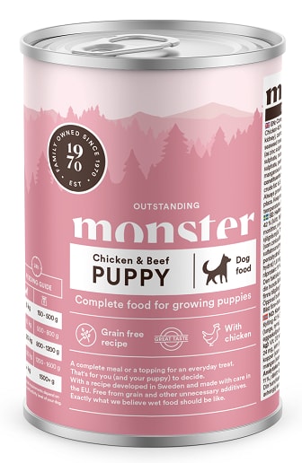 Monster Våt Puppy Chicken & Beef 400g
