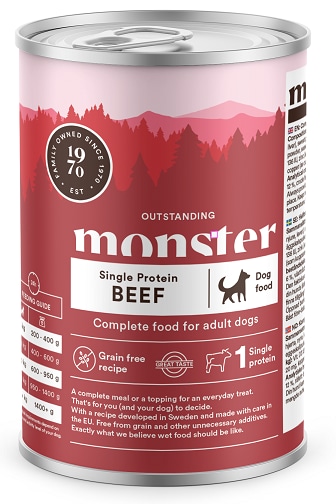 Monster Våt Single Protein Beef 400g