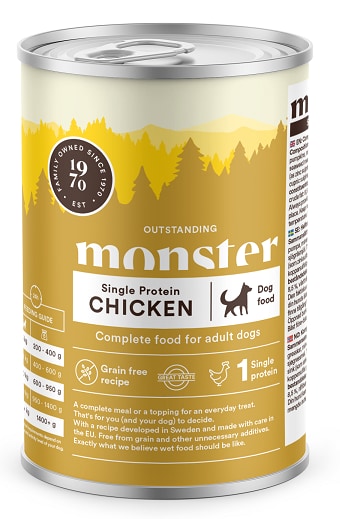 Monster Våt Single Protein Chicken 400g