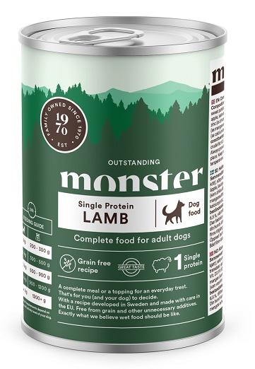 Monster Våt Single Protein Lamb 400g