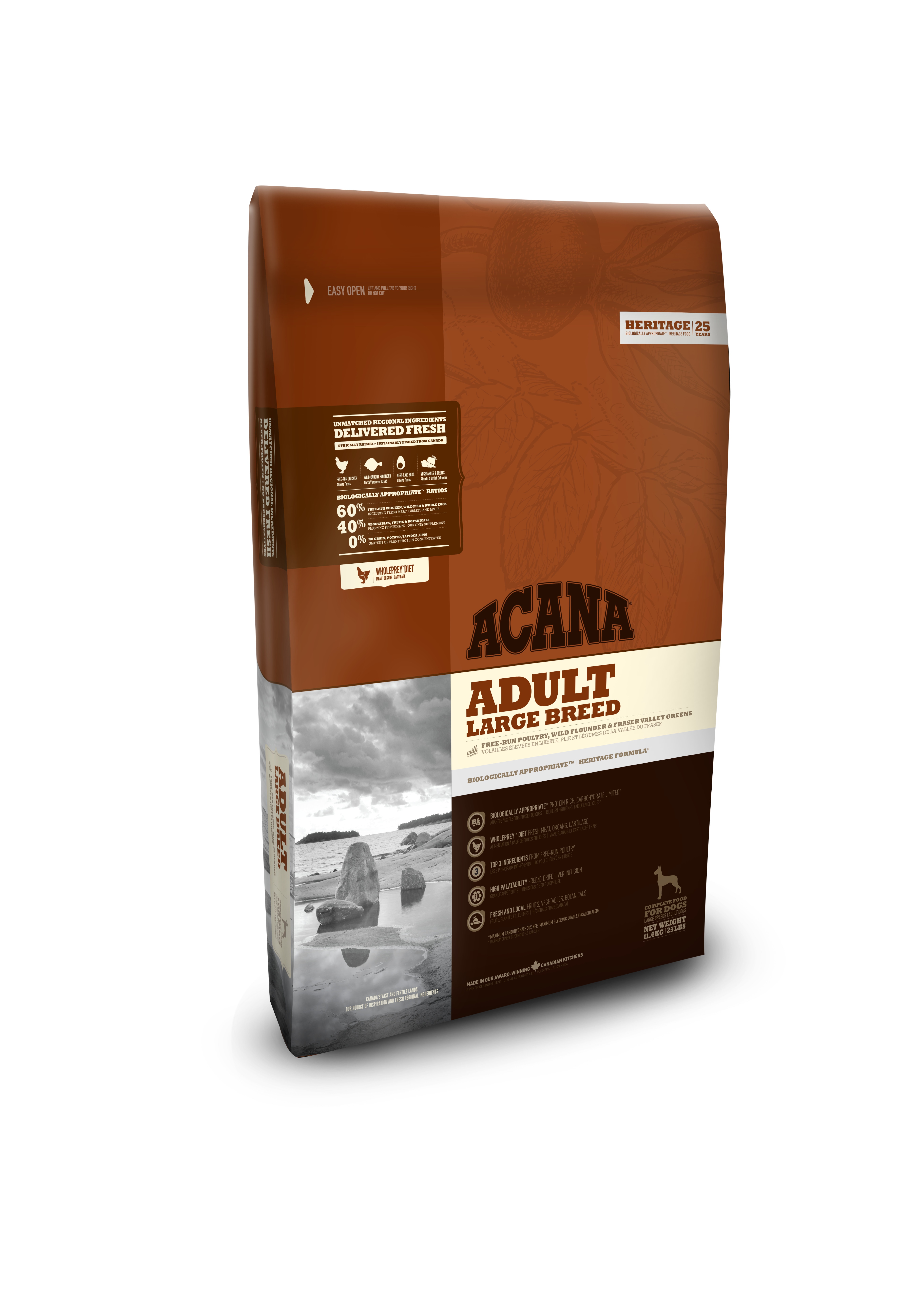 Acana Heritages Adult large breed 11,4kg