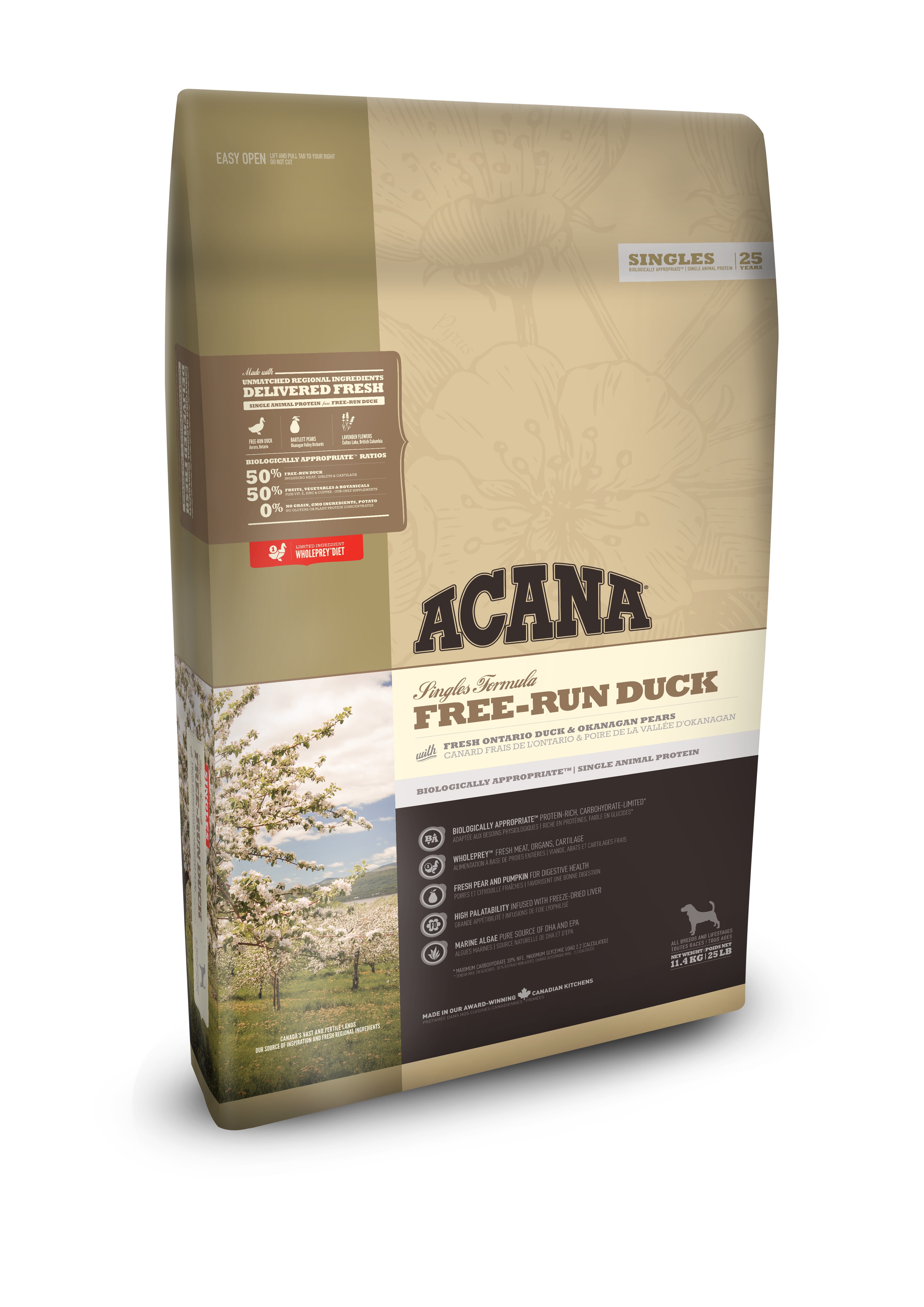 Acana Free-run duck 11,4kg