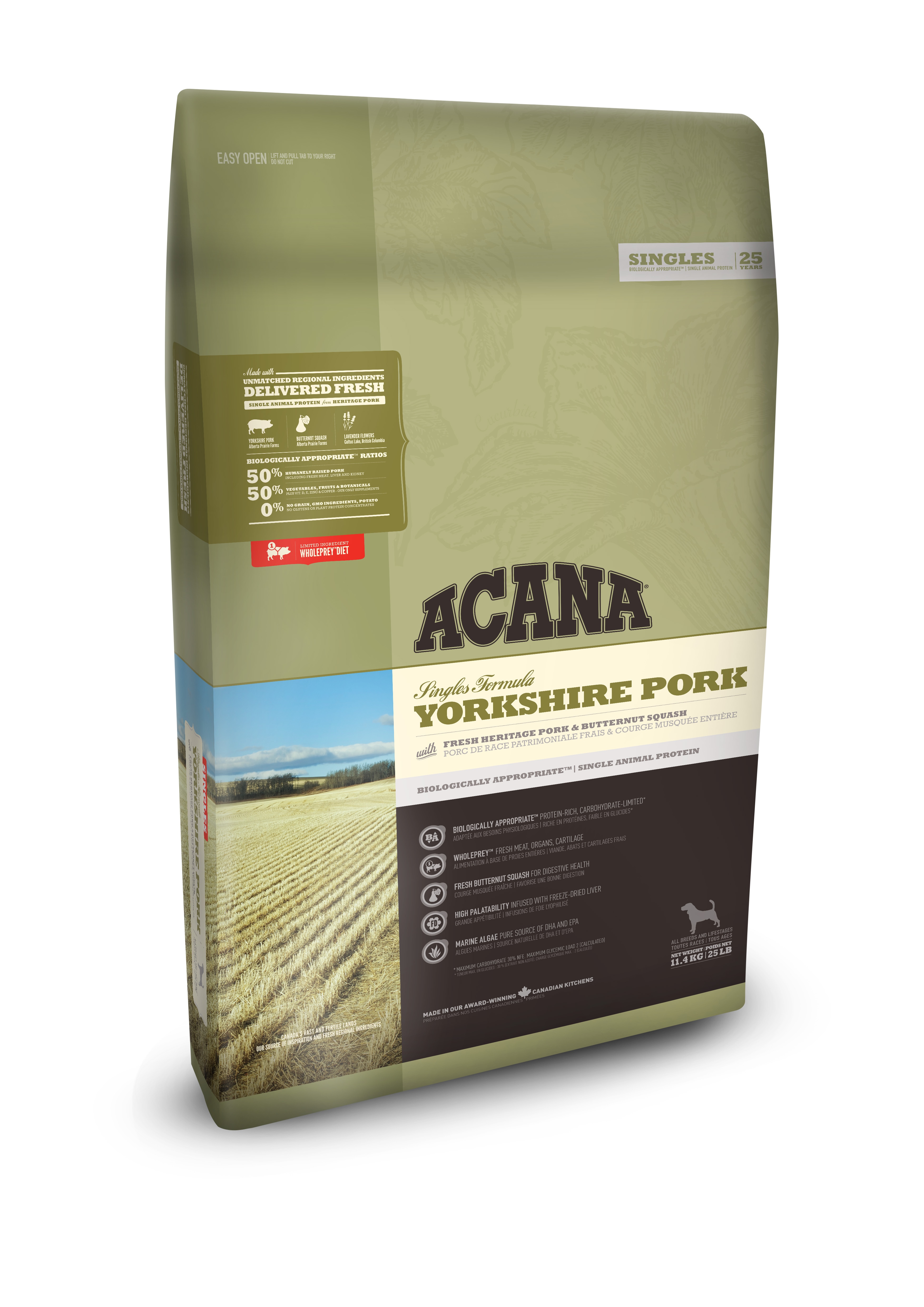 Acana Singles Yorkshire Pork 11,4kg