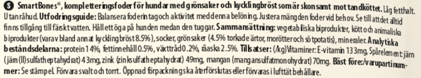 SmartBones chicken mini 8-p - 2