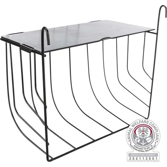 Höhäck med lock 25x12x18cm