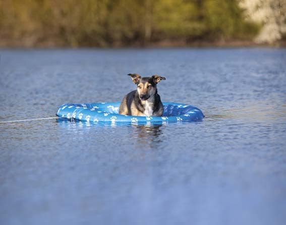 Flytande jolle uppblåsbar 130x90cm