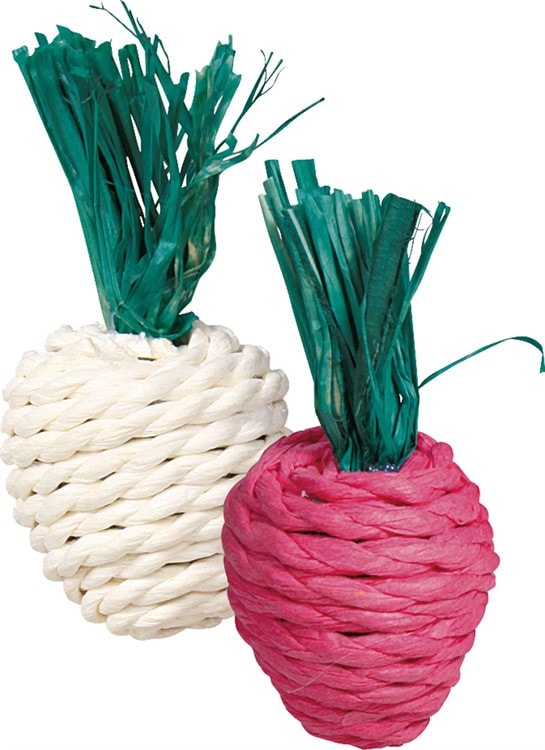 Halmleksak Rädisor 8cm 2-pack