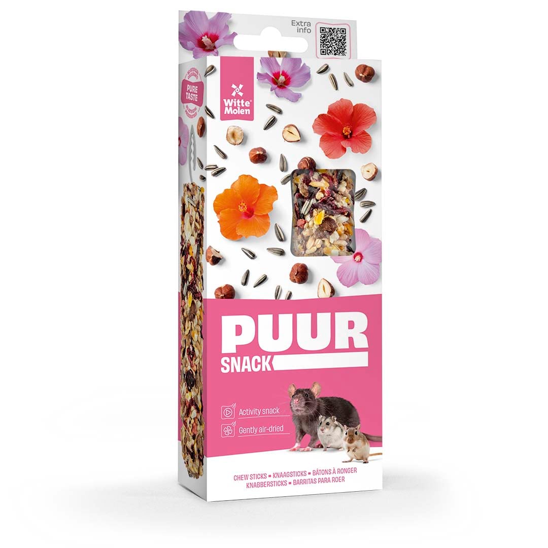 Puur Sticks Hasselnöt & Hibiskus 2-pack