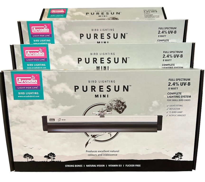 PureSun UV-lampa kit Mini 31cm/8w