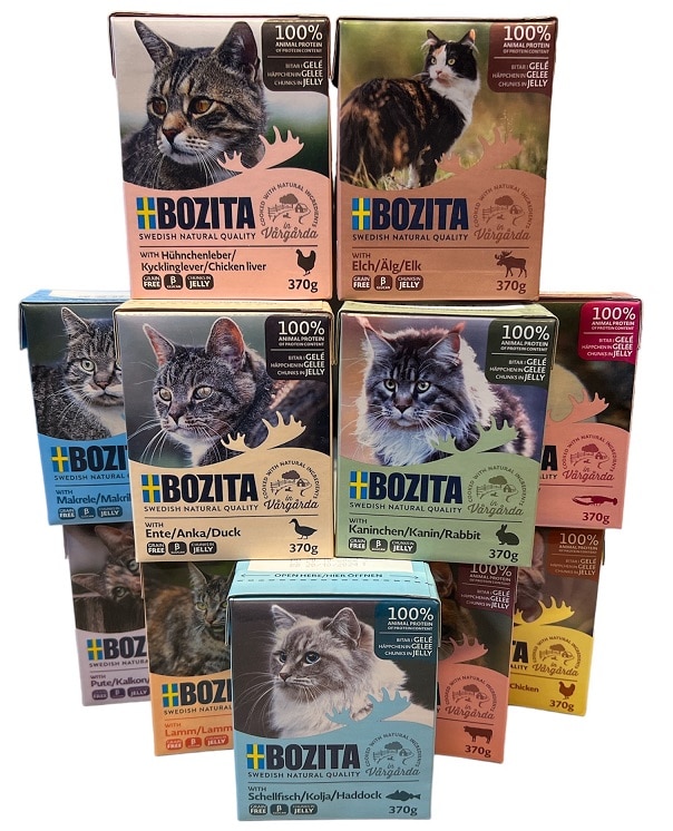Bozita Våtfoder Katt 6x370g i gele olika sorter - 2