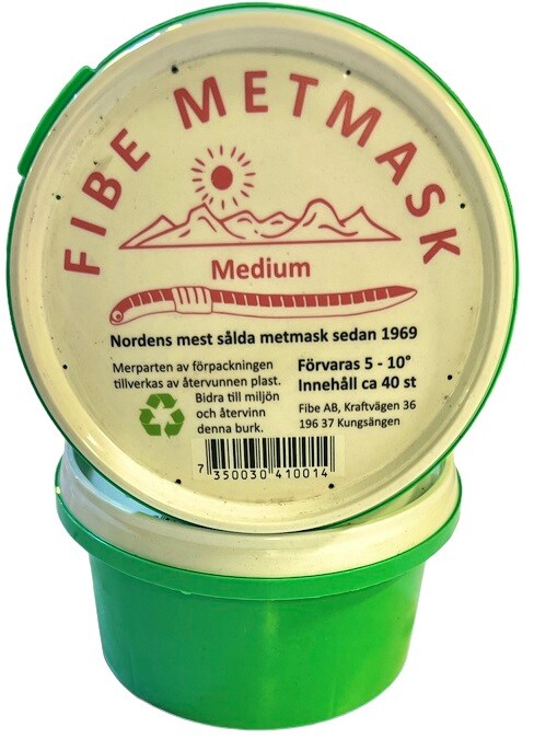 FIBE Metmask i burk, två storlekar
