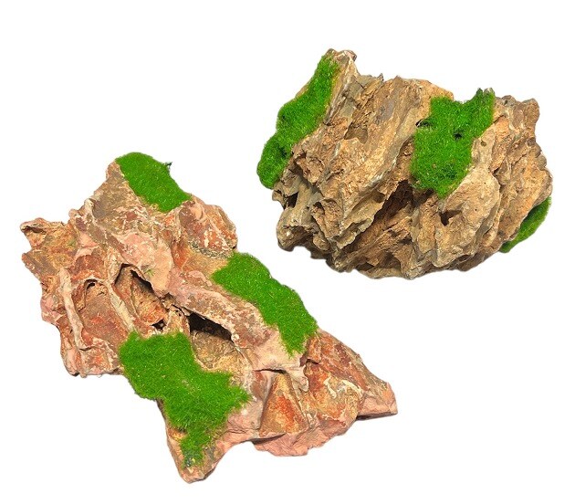 Akvariedekoration Kipouss Hålsten Small med växtfrön