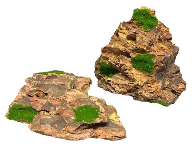 Akvariedekoration Kipouss Hålsten Medium med växtfrön