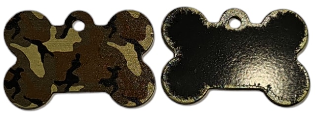 ID-bricka Stort Ben Grön Camo