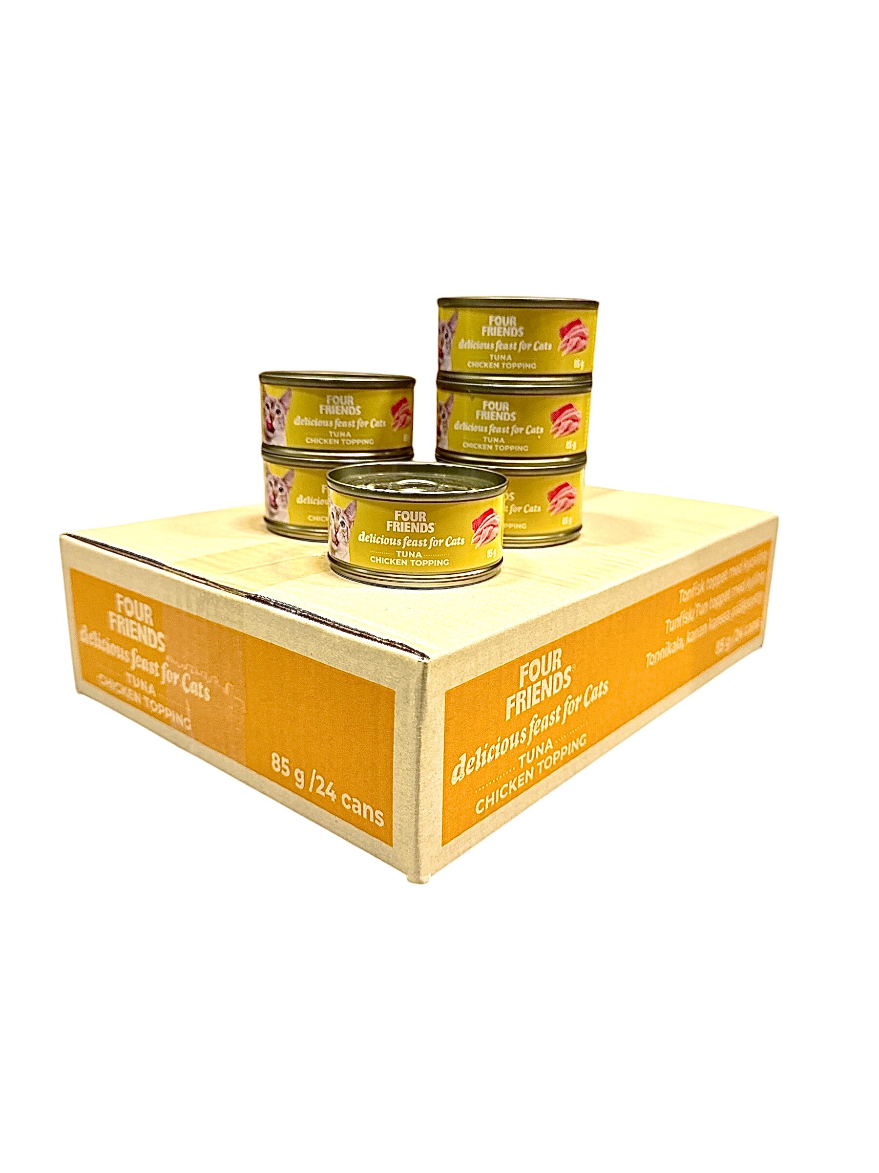 Fourfriends Tonfisk & Kyckling 24x85g