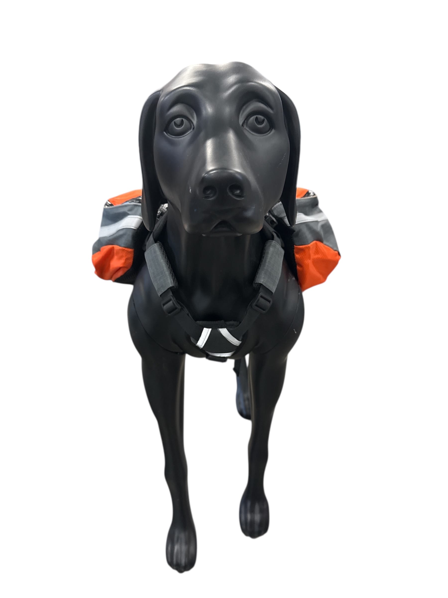 Klövjeväska orange/grå/svart - flera storlekar