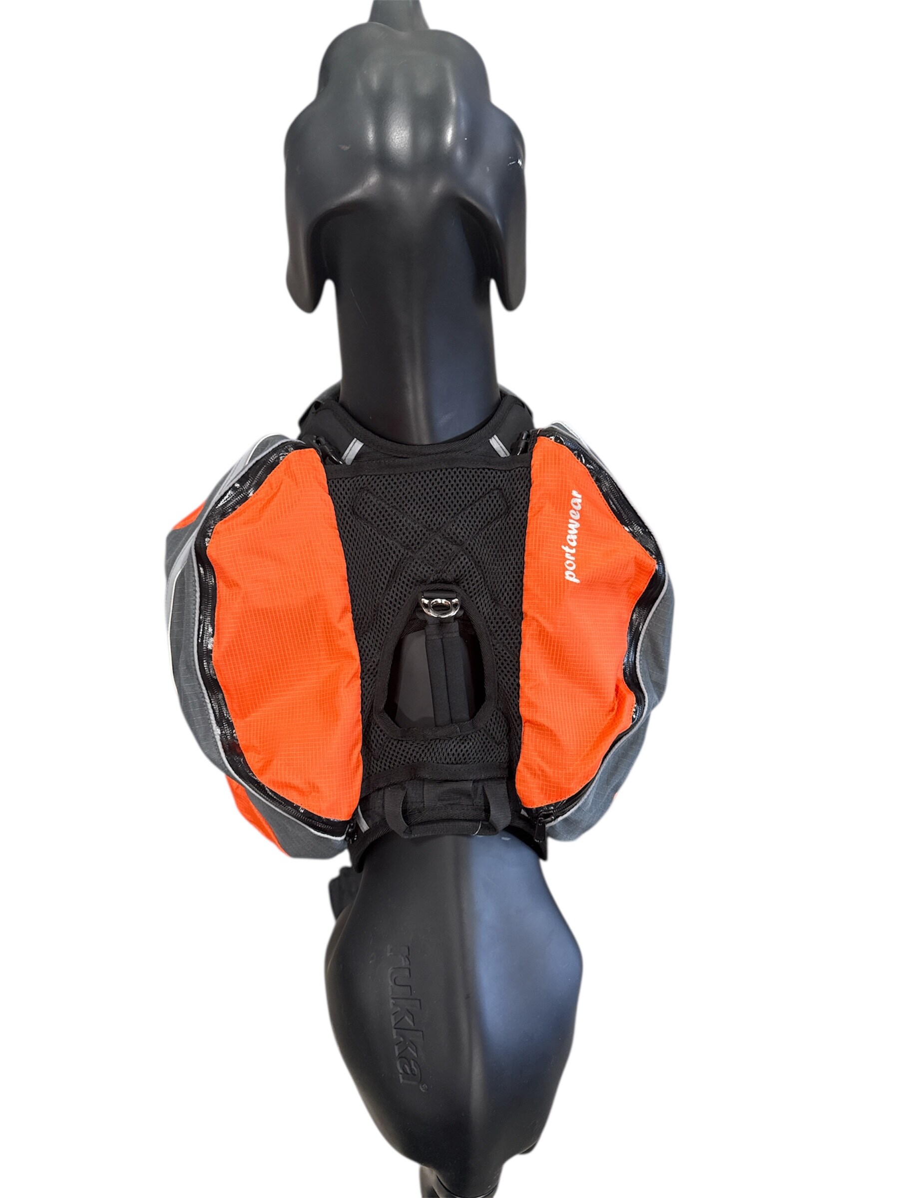 Klövjeväska orange/grå/svart - flera storlekar - 2