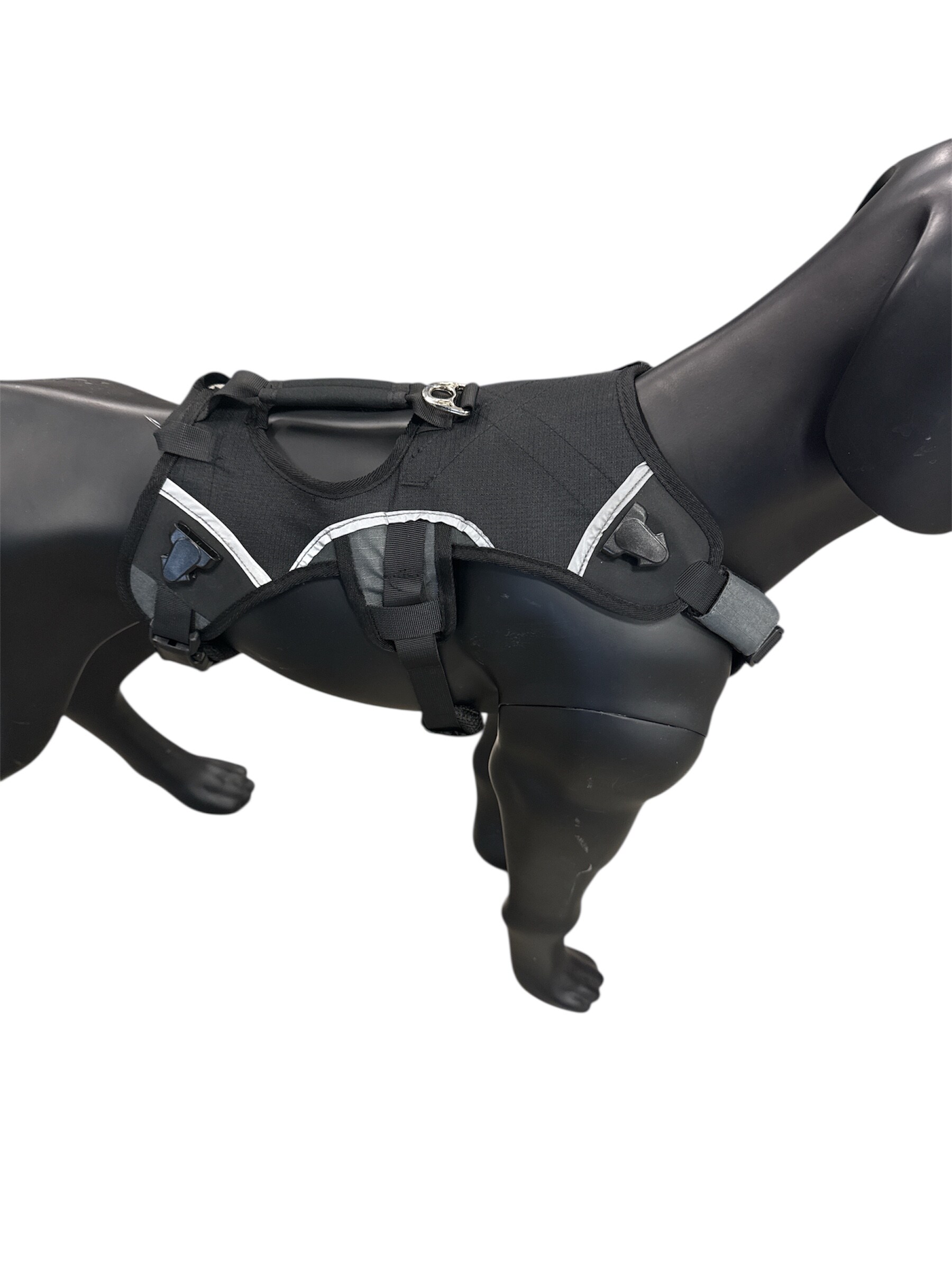 Klövjeväska orange/grå/svart - flera storlekar