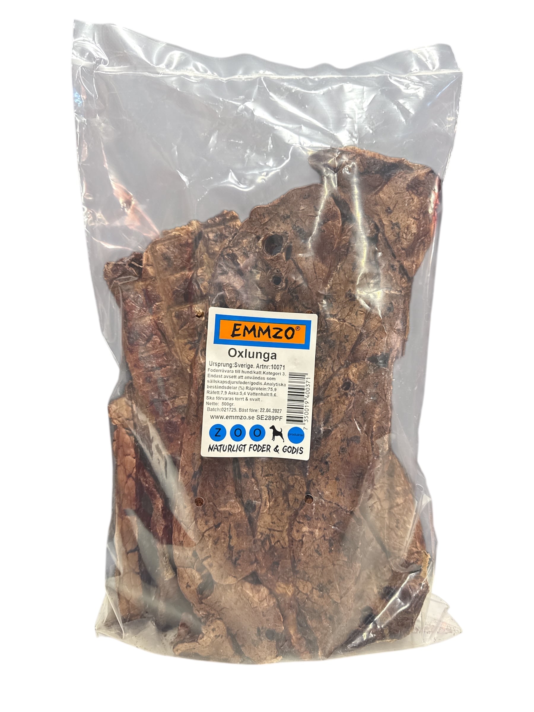 Emmzo Oxlunga torkad (svensk) 500g