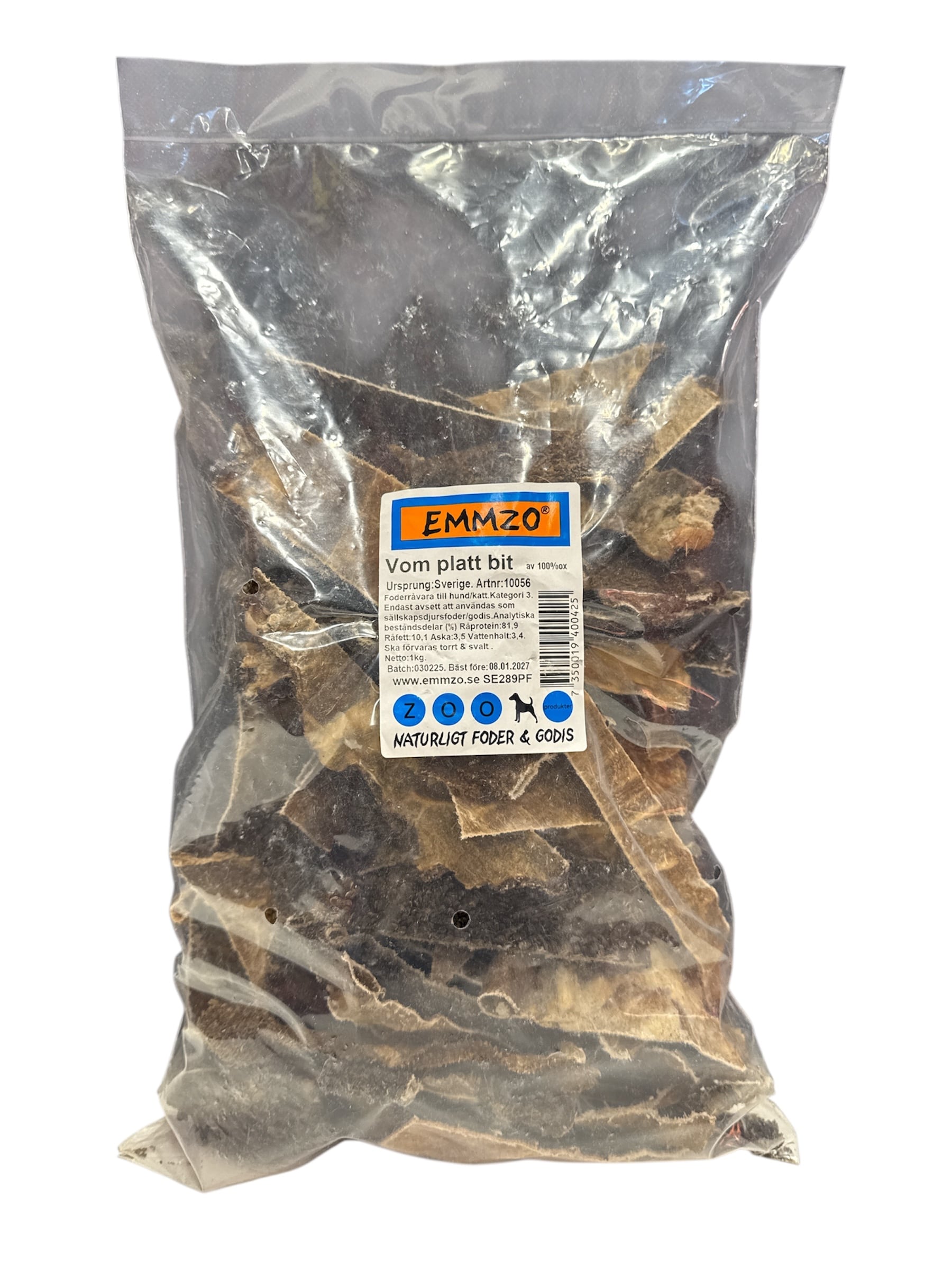 Emmzo Torkad Svensk vom platt 1kg