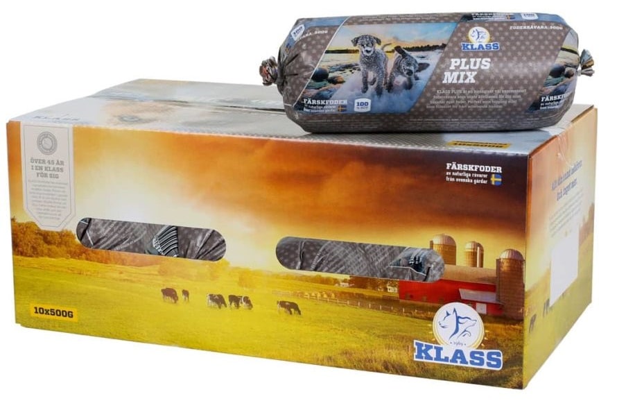 Klass Plus Mix 10kg fryst hundfoder