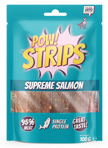 POW! Strips Supreme Salmon 100g
