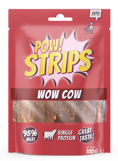 POW! Strips WOW COW 100g