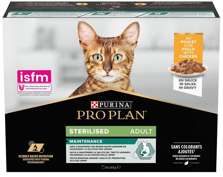 Pro plan våtfoder sterilised kyckling 10-pack