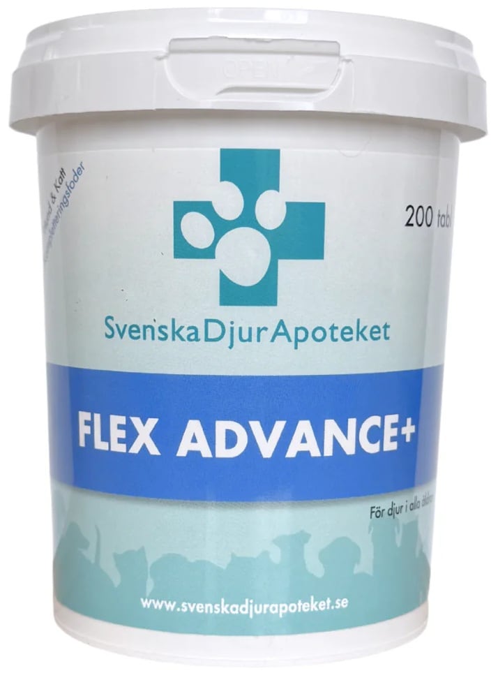 Svenska Djurapoteket Flex Advance+ 200 tabletter