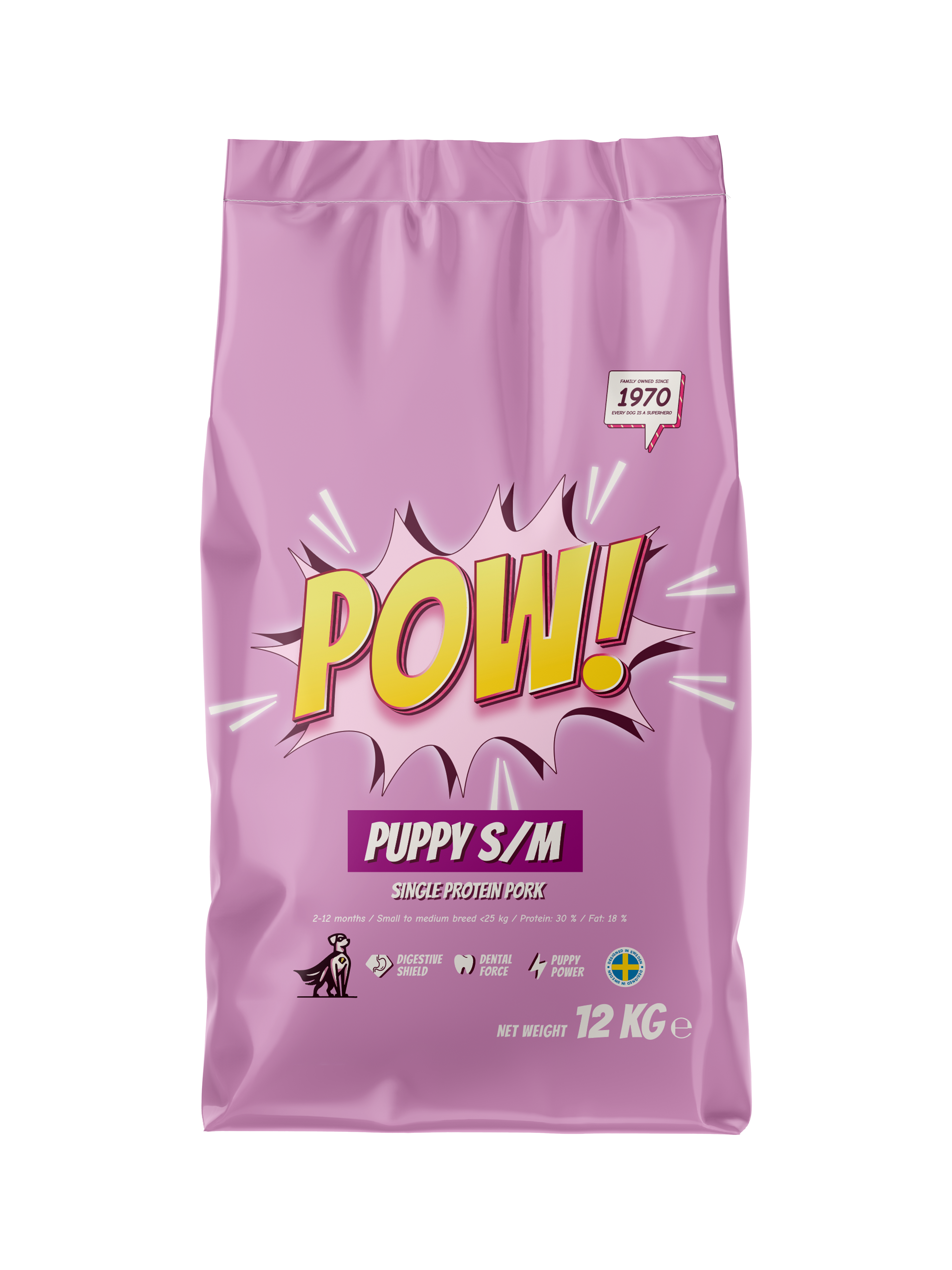 POW! Puppy Small/Medium 12kg