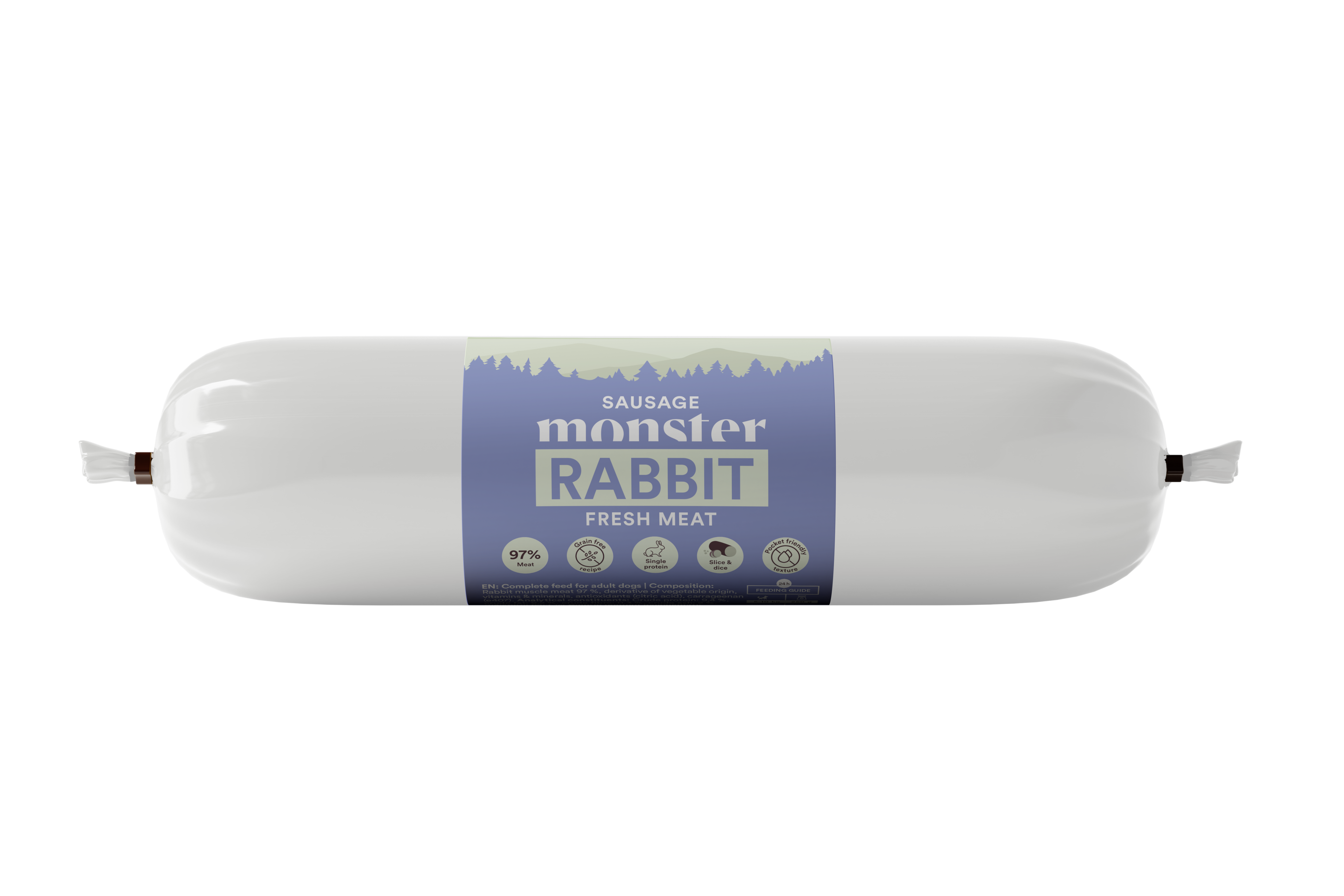 Monster Dog Sausage Rabbit 200g