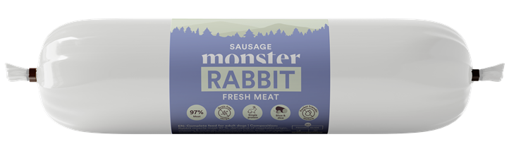 Monster Dog Sausage Rabbit 200g