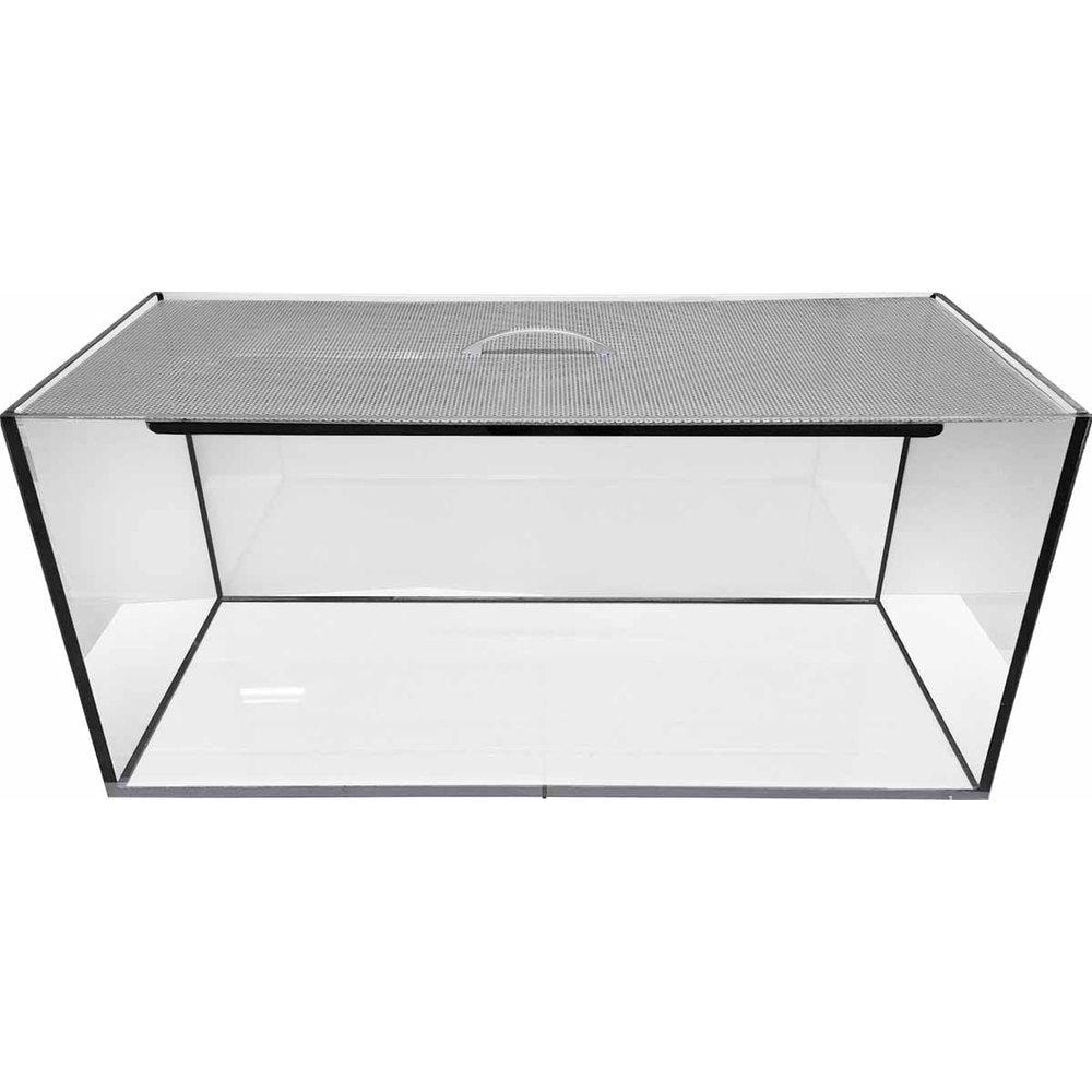 Smådjursterrarium 120L m lock 75x40x40cm