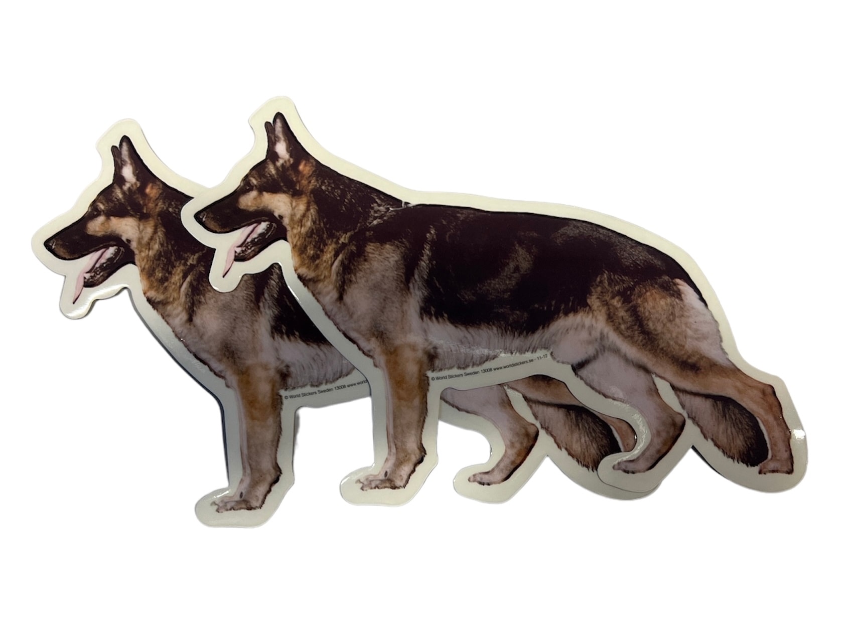 Dekal Hund medium 2-pack - Schäfer helkropp