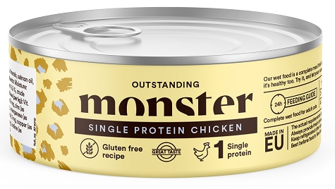 Monster Katt Våtfoder Kyckling 100g