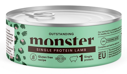 Monster Katt Våtfoder Lamm 100g