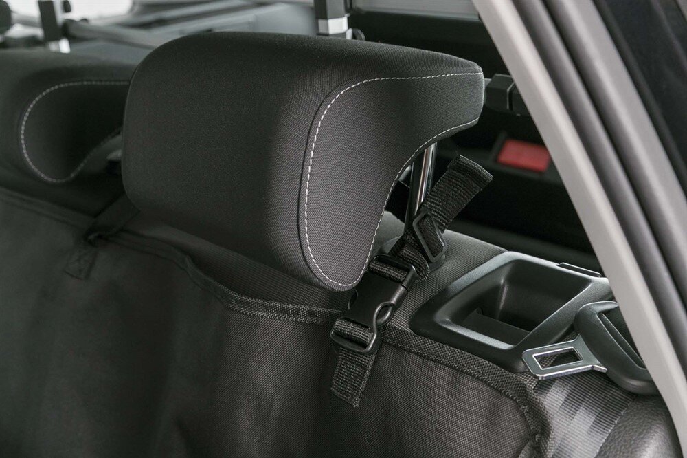 Bilsätesskydd baksäte 1,55x1,30m svart