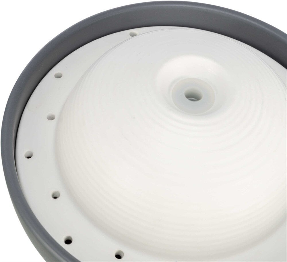 Drickfontän keramik grå/vit 1,5l 20x10x20cm