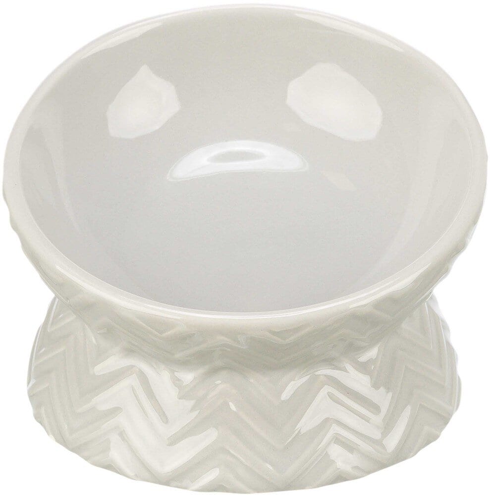 Matskål upphöjd keramik 0,15l ljustaupe - 2