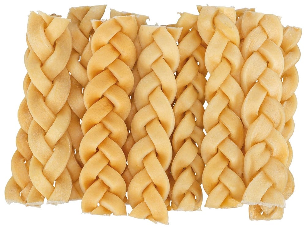 Tuggben flätad buffelhud 12cm/200g - 2