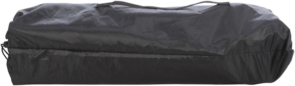 Campingsäng 88x32x88cm mörkgrå/petrol