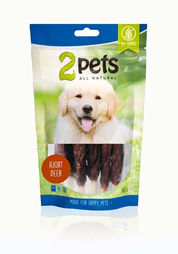 2pets tuggpinnar m hjort 12cm 6-pack