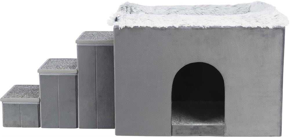 Harvey-bädd med grotta & trappsteg 119×47×50cm - 2