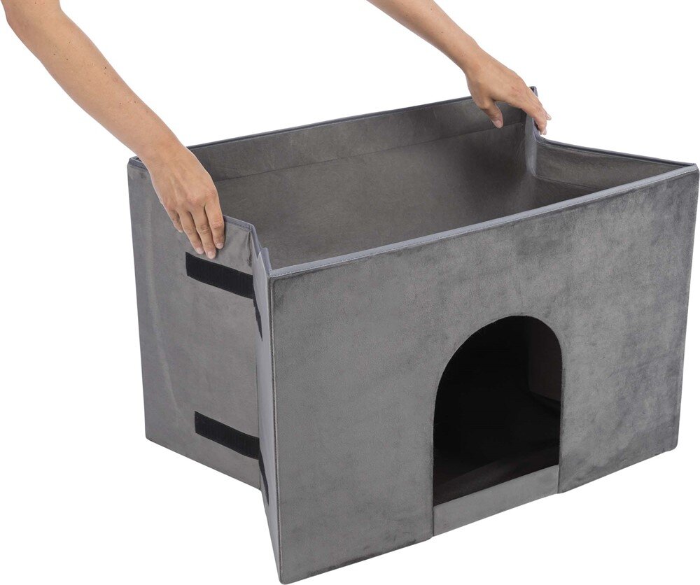 Harvey-bädd med grotta & trappsteg 119×47×50cm