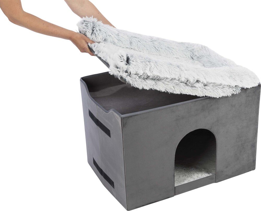 Harvey-bädd med grotta & trappsteg 119×47×50cm