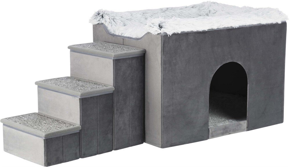 Harvey-bädd med grotta & trappsteg 119×47×50cm