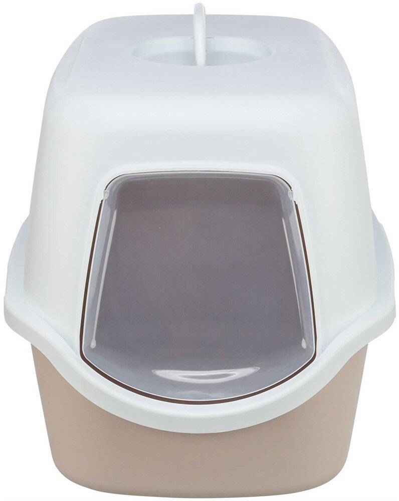 Kattlåda Vico med huv 40x40x56cm blush/vit - 2