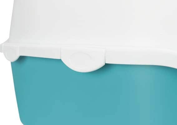 Toahus Vico turkos/vit 40x40x56cm