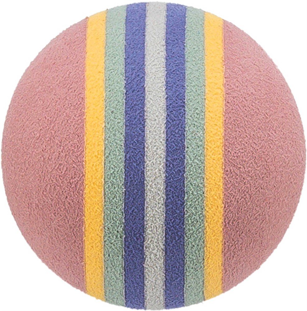 Kattleksak regnbågsbollar 4-pack 3,5cm