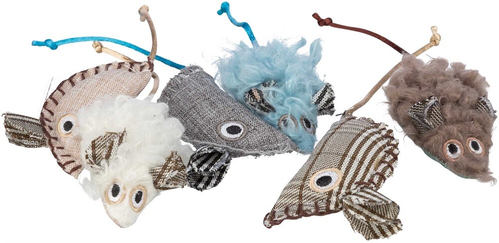 Kattleksak möss mix 8cm